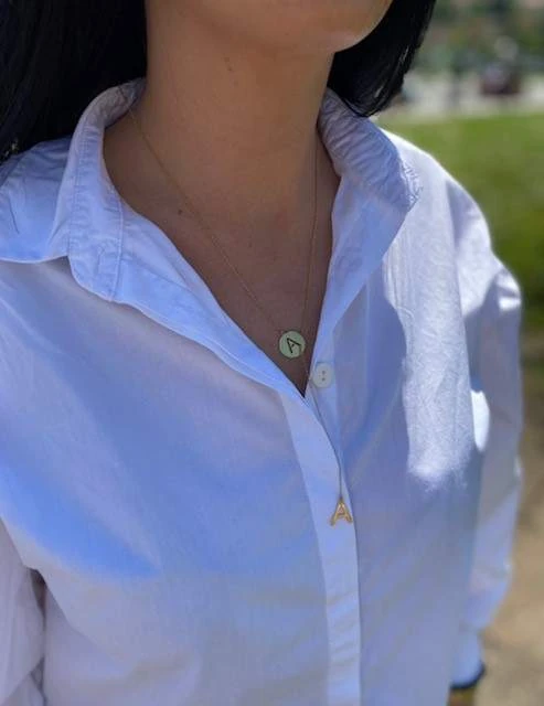 Podesiva ogrlica s inicijalima